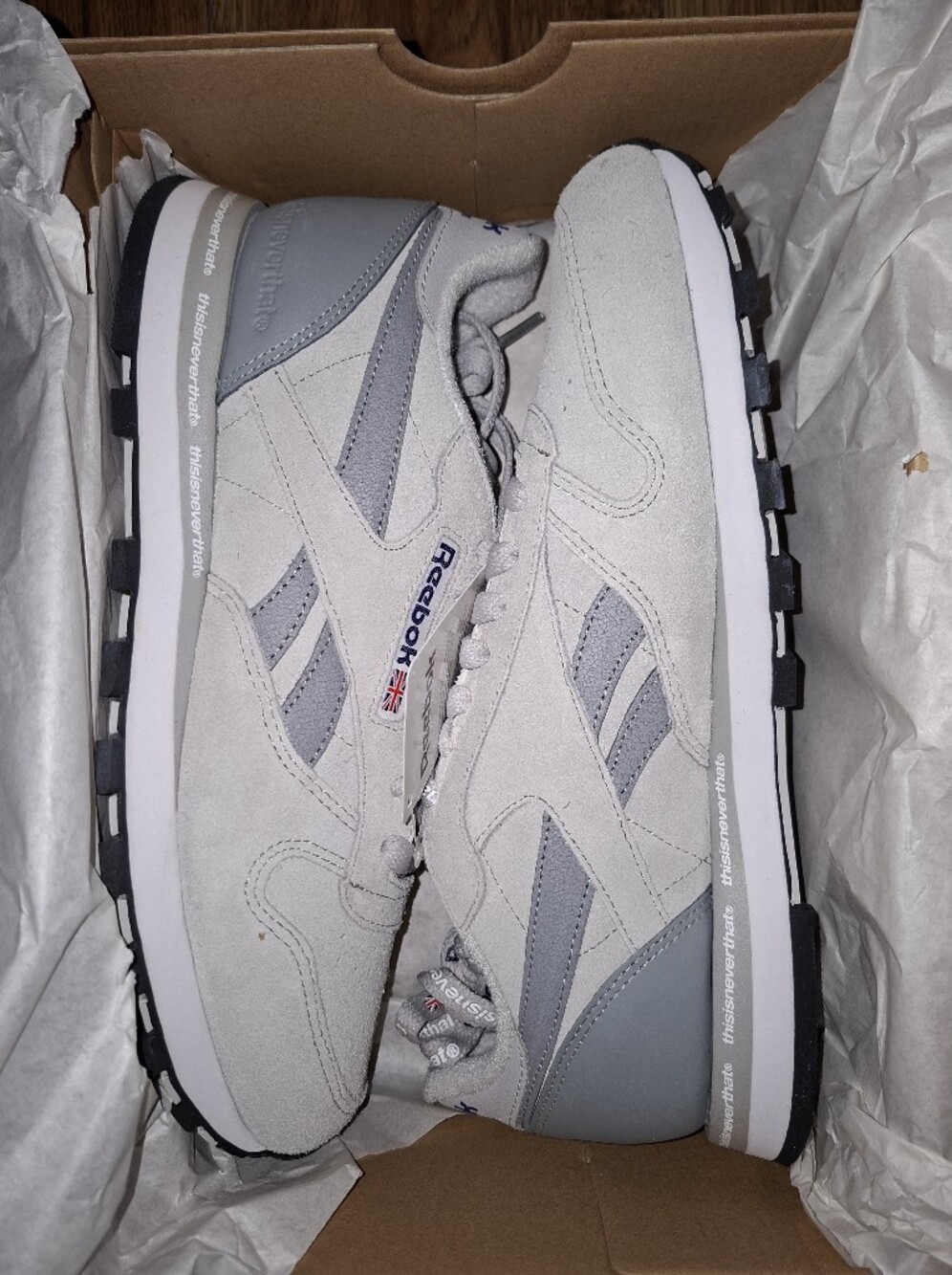 2 OF 2 BRAND NEW LIMITED EDITION  REEBOK LIMITED EDITION THIS IS NEVER THAT